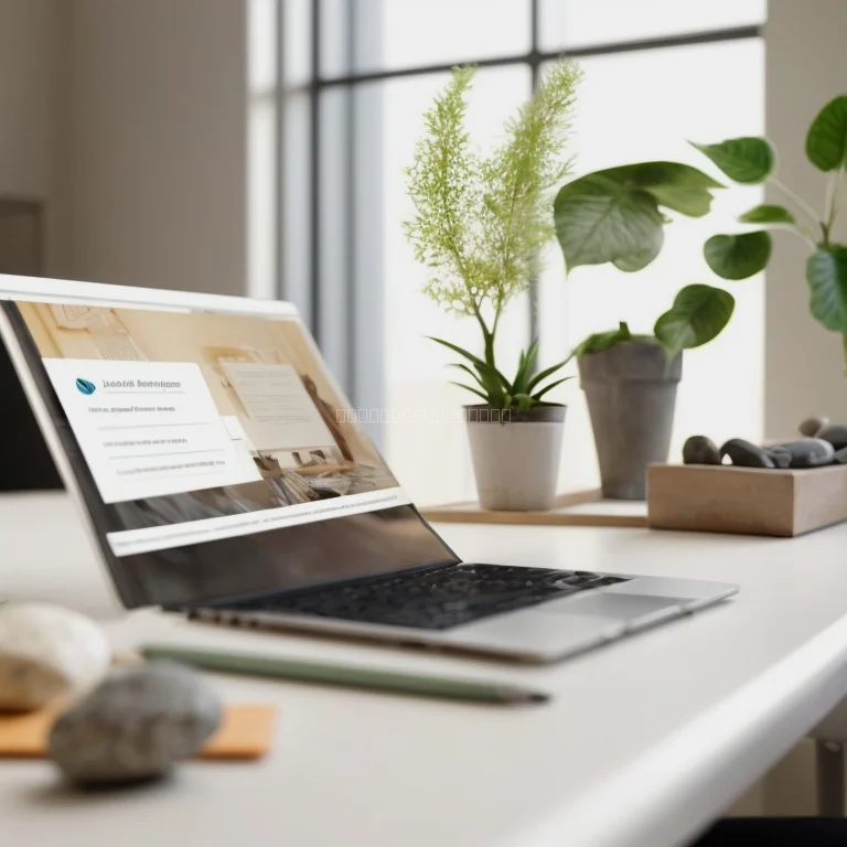 Entrepreneur meditating with city skyline background